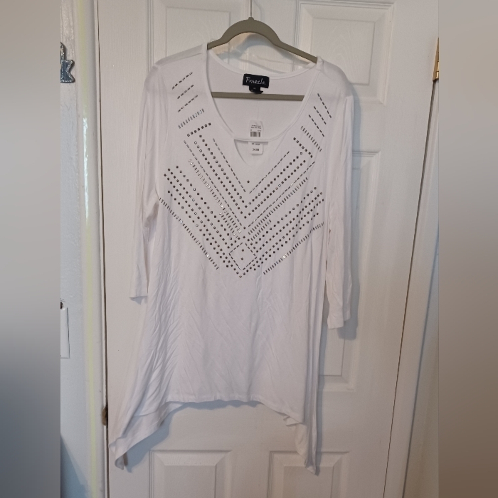 Frazzle Sharkbite Studded Tunic